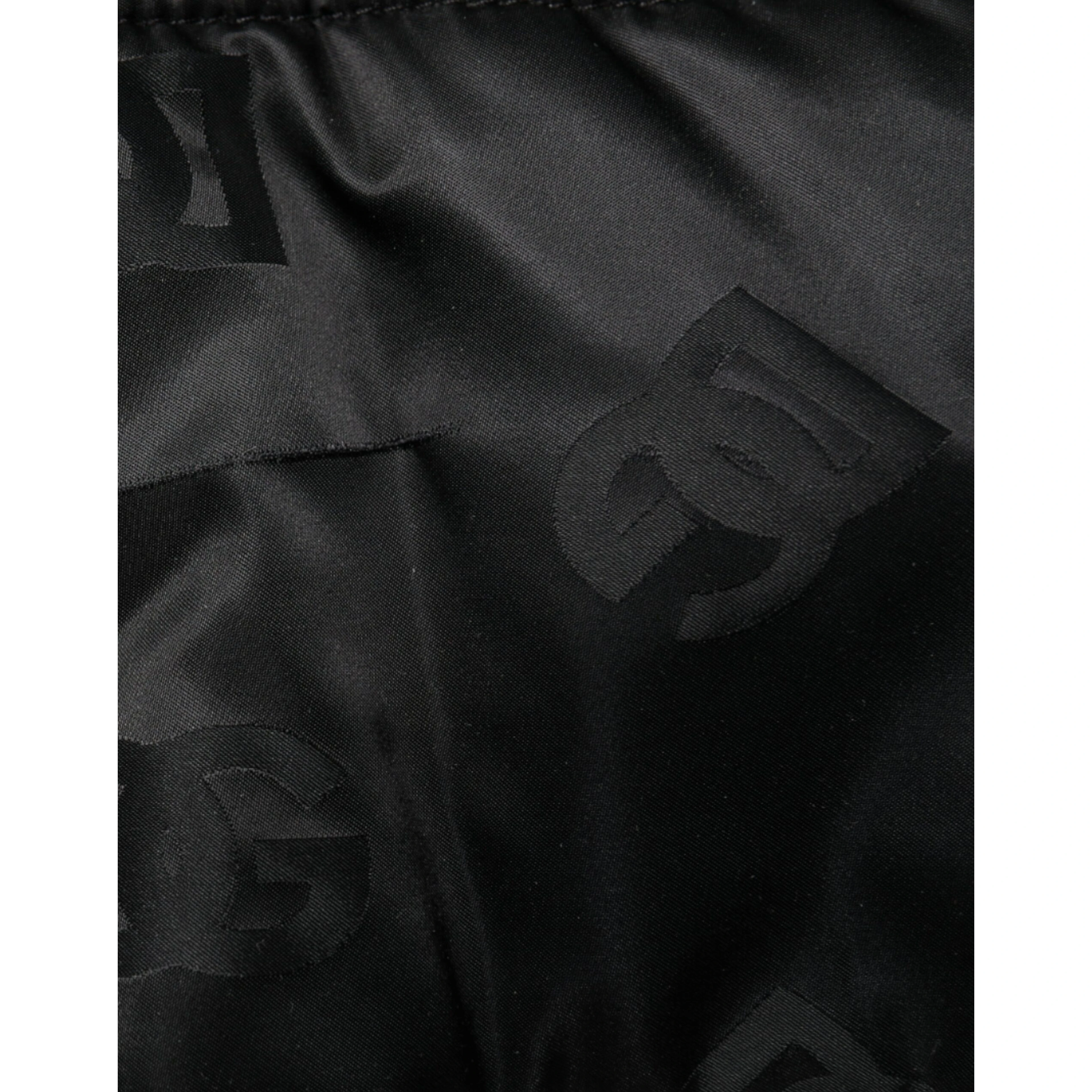 Black Quilted High Waist Women Wide Leg Pants