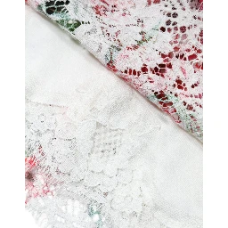 White Peony Lace Short Sleeves Blouse Top