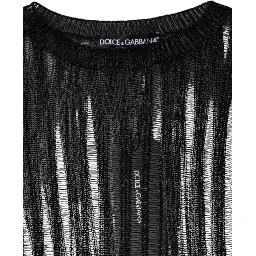Black Stripe See Through Long Sleeves Top