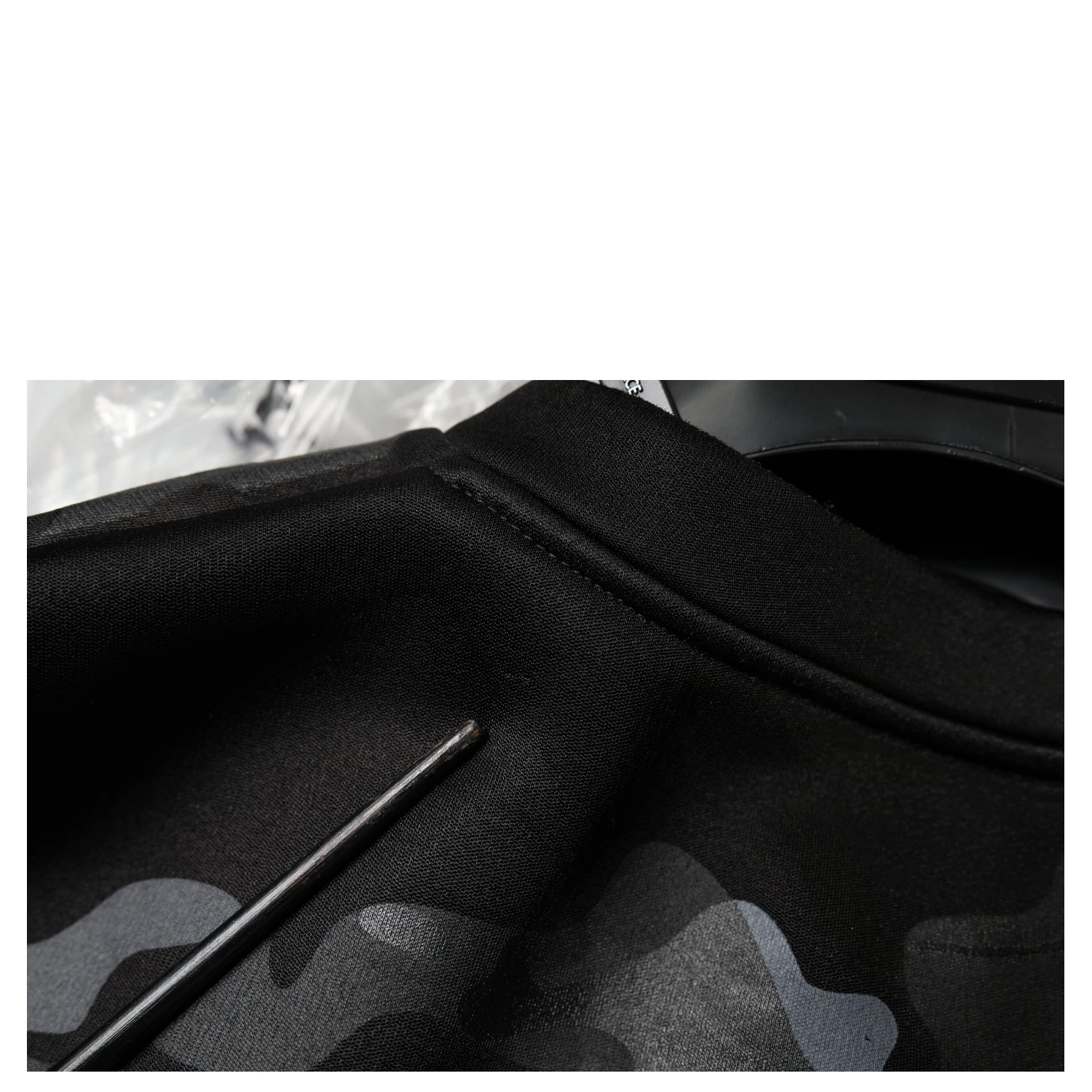Black Camouflage Round Neck Sweatshirt Sweater
