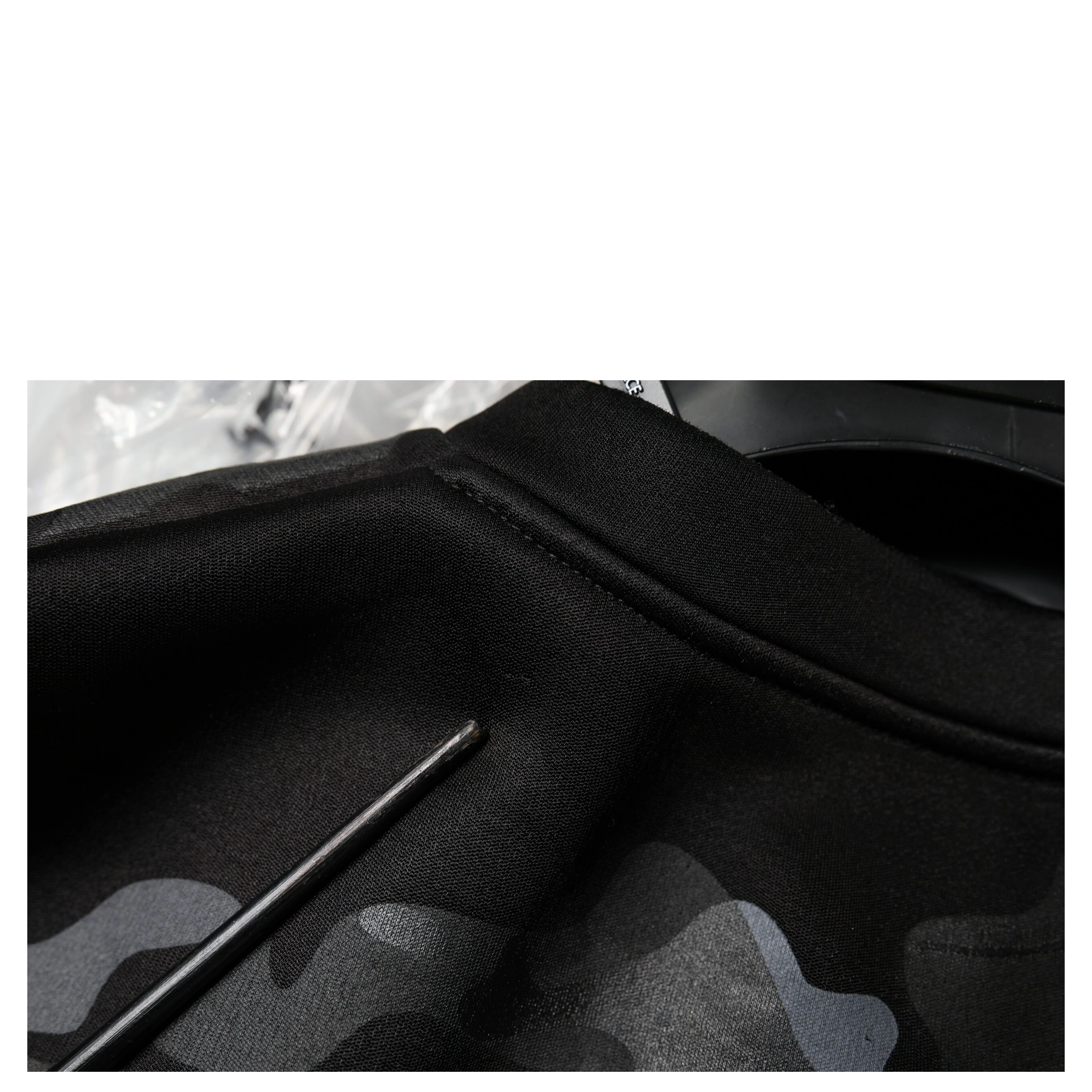 Black Camouflage Round Neck Sweatshirt Sweater