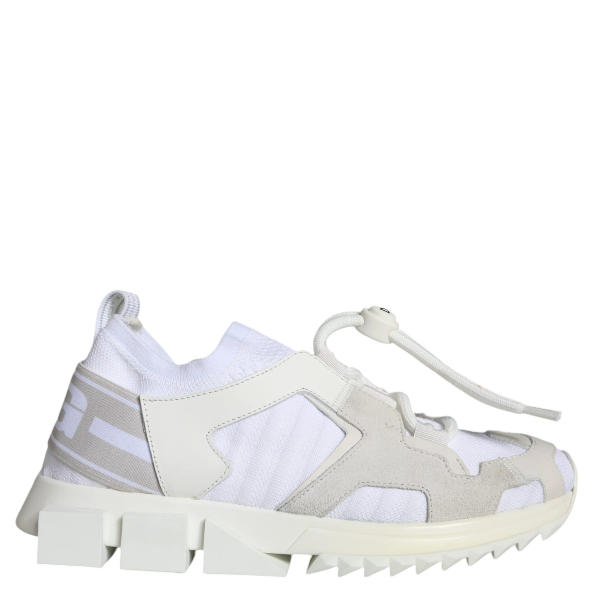 White Mesh Sorrento Trekking Sneakers Shoes