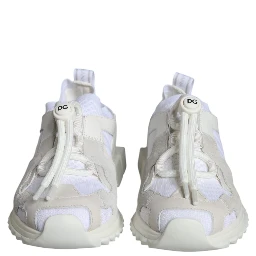 White Mesh Sorrento Trekking Sneakers Shoes