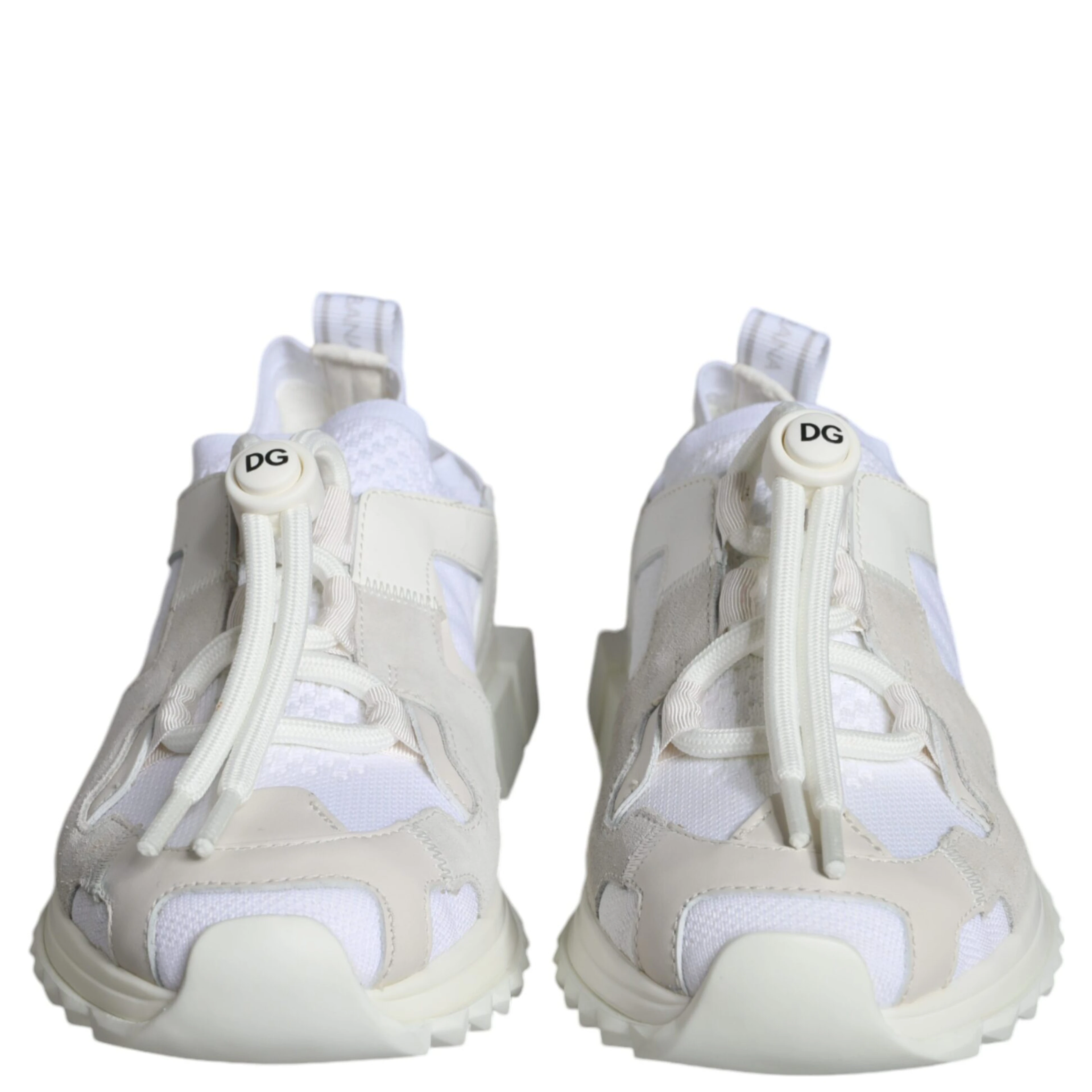 White Mesh Sorrento Trekking Sneakers Shoes