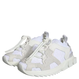 White Mesh Sorrento Trekking Sneakers Shoes