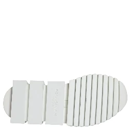 White Mesh Sorrento Trekking Sneakers Shoes