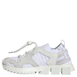 White Mesh Sorrento Trekking Sneakers Shoes