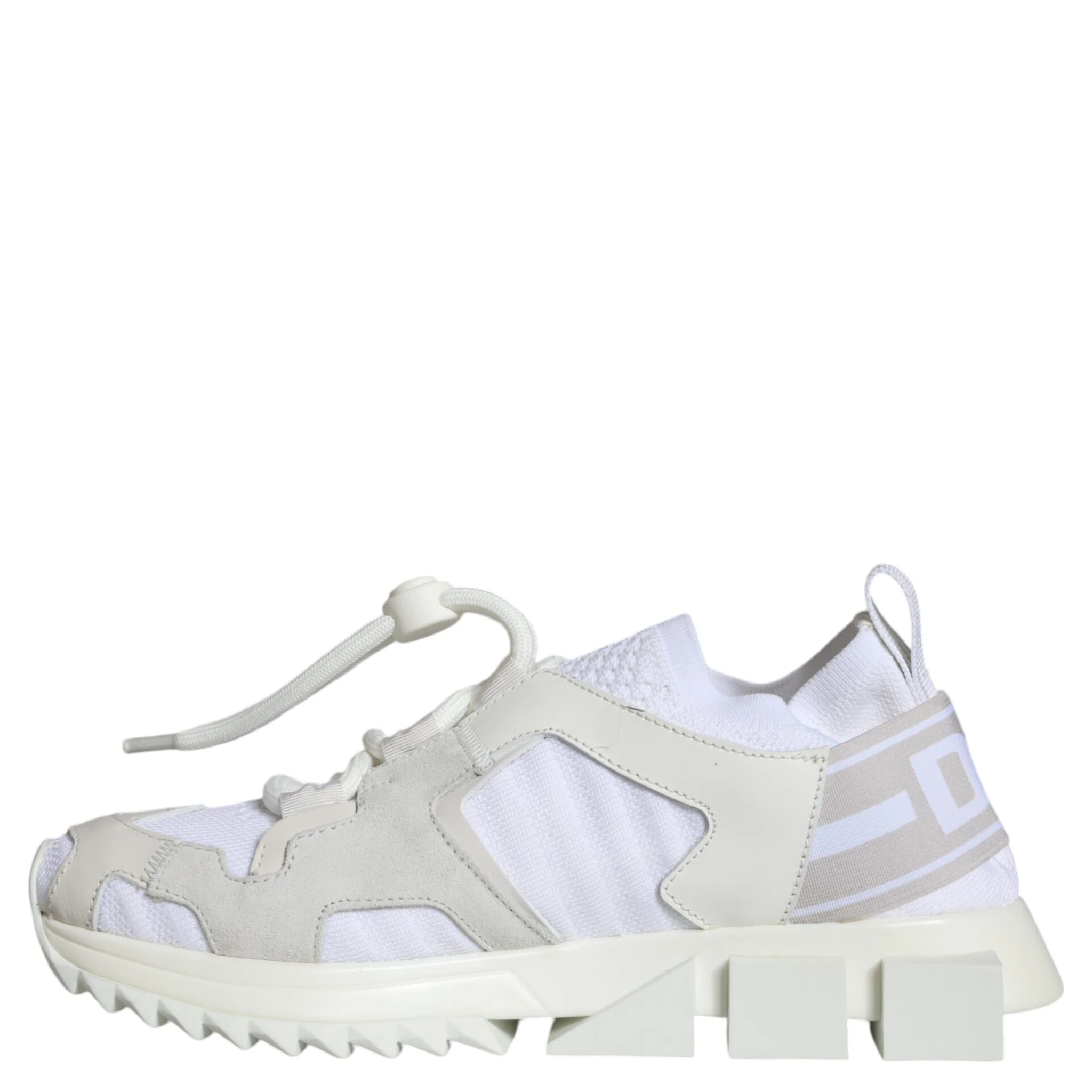 White Mesh Sorrento Trekking Sneakers Shoes