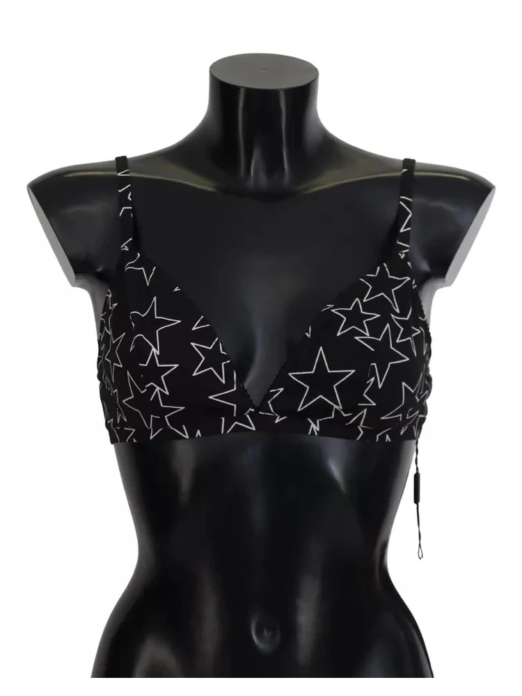 Black Millennials Star Non Wire Cotton Bra Underwear