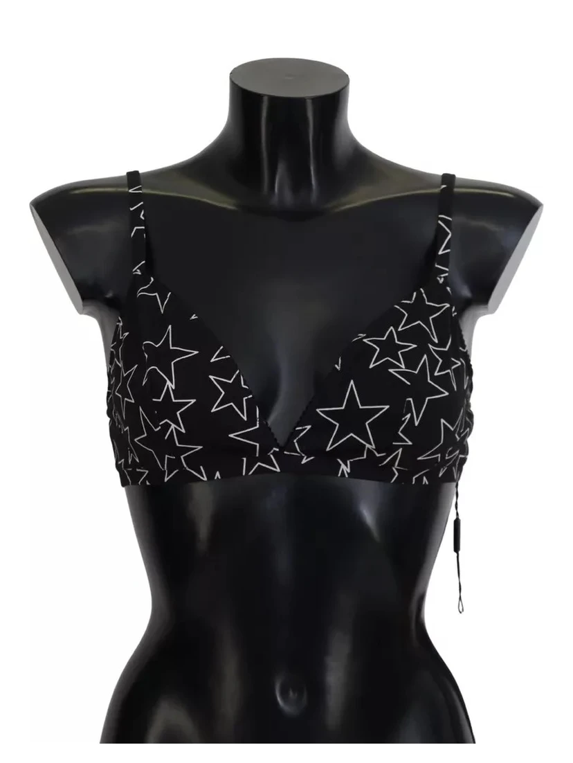 Black Millennials Star Non Wire Cotton Bra Underwear