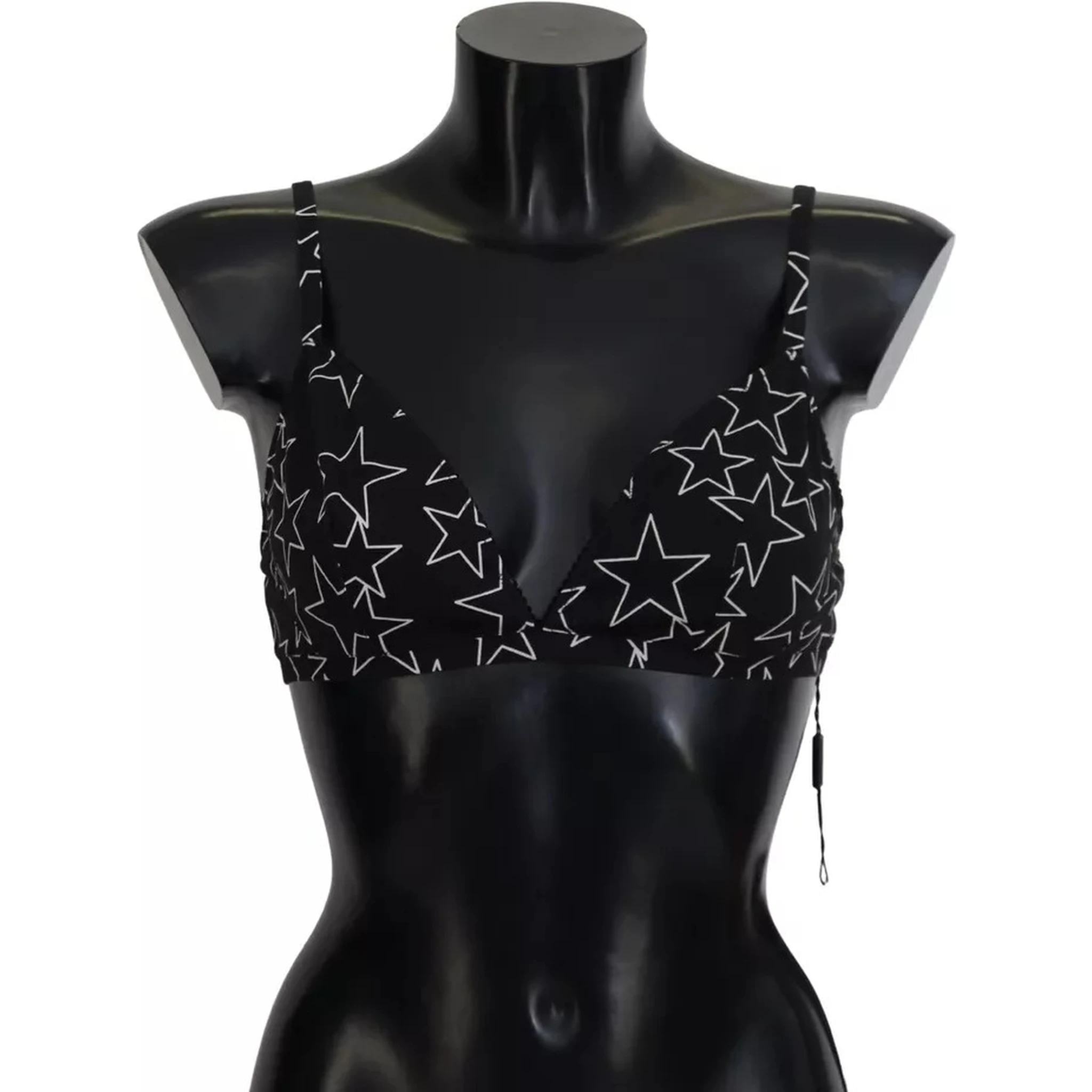 Black Millennials Star Non Wire Cotton Bra Underwear