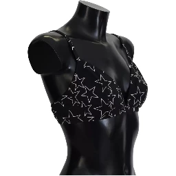Black Millennials Star Non Wire Cotton Bra Underwear