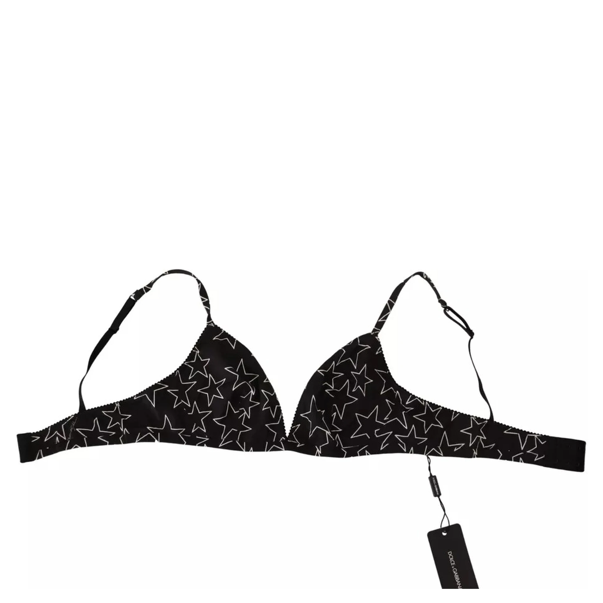 Black Millennials Star Non Wire Cotton Bra Underwear