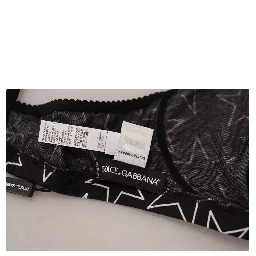 Black Millennials Star Non Wire Cotton Bra Underwear