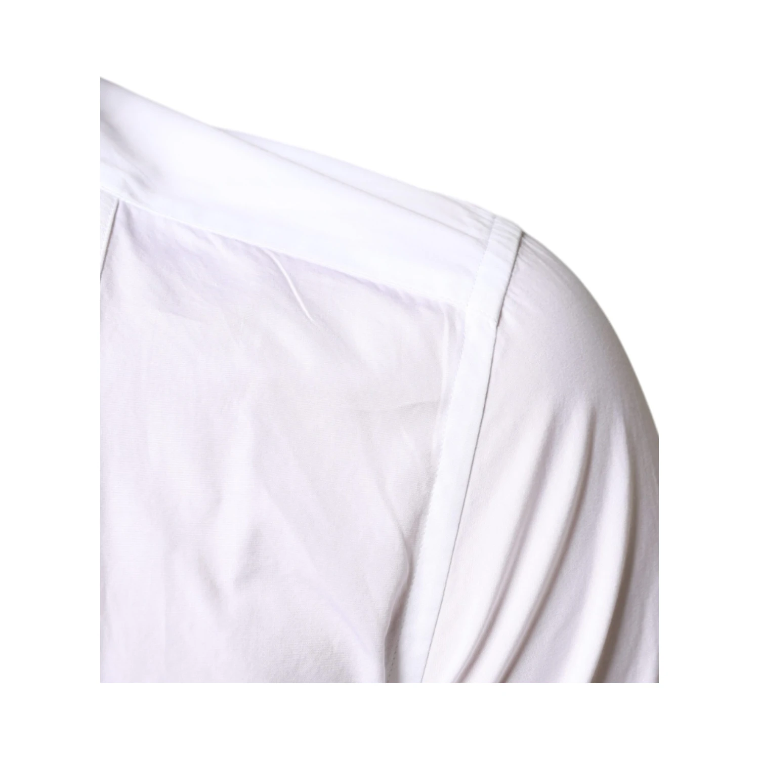 White Bib Cotton Poplin Formal Dress Shirt