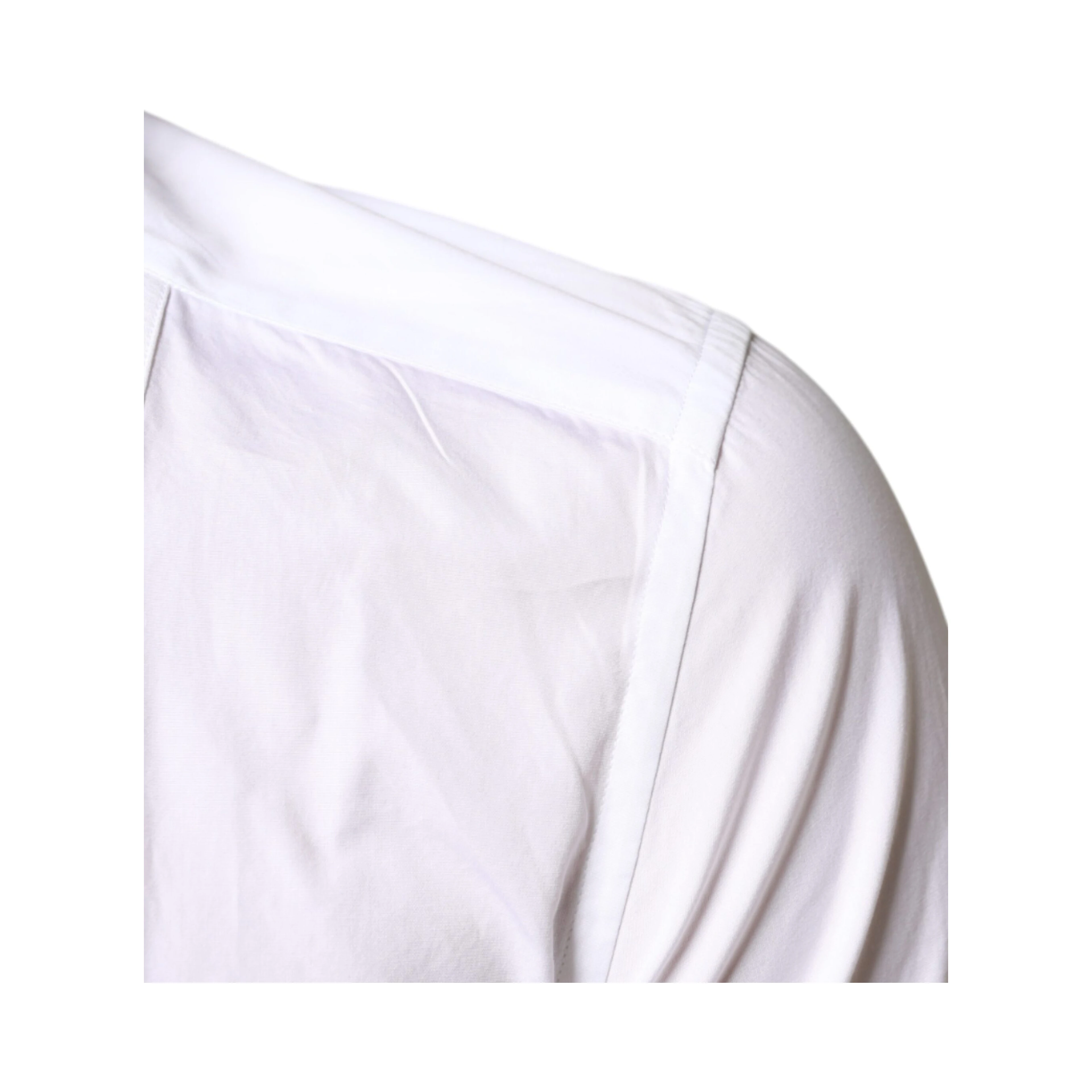 White Bib Cotton Poplin Formal Dress Shirt