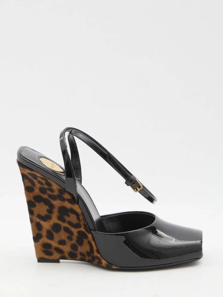 La Scandale wedge sandals