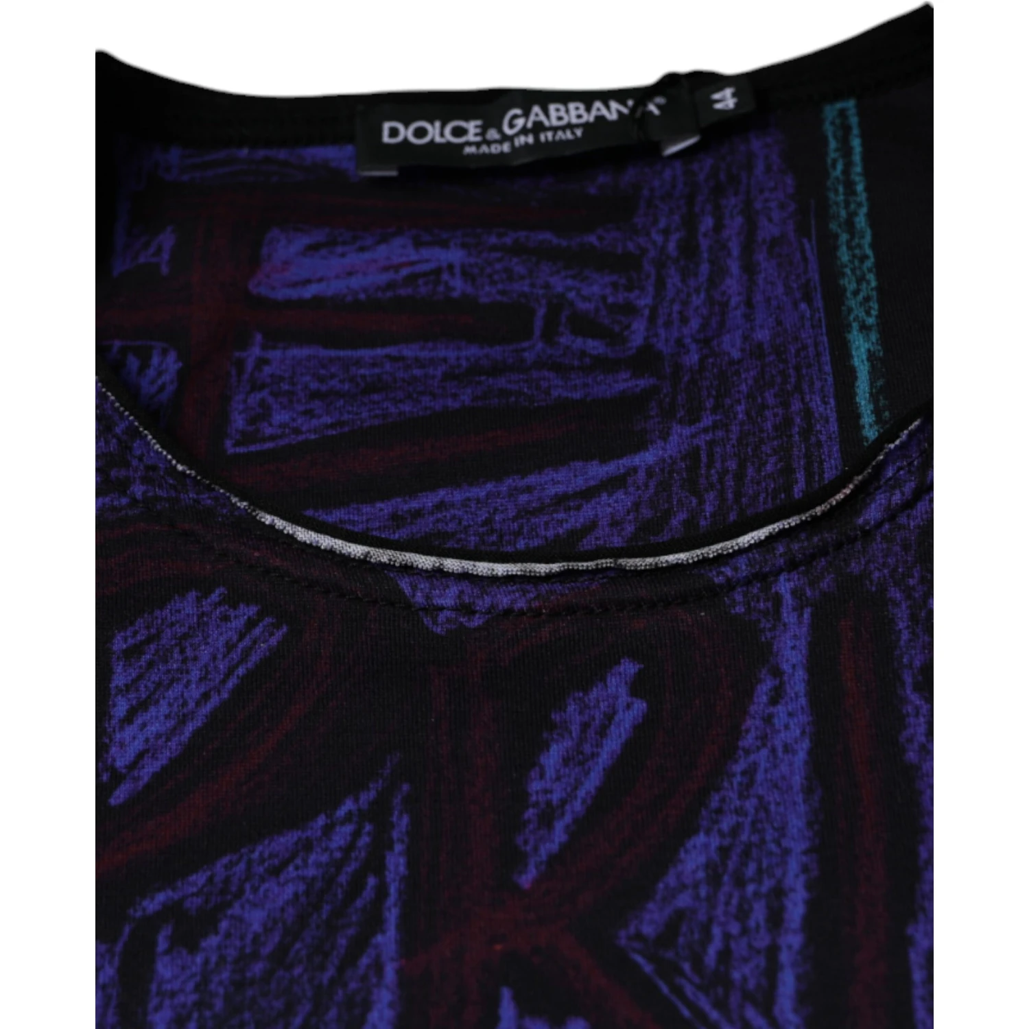 Multicolor Graphic Print Cotton T-shirt