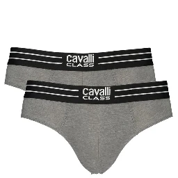 Gray Cotton Underwear