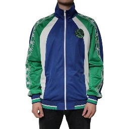 Multicolor Polyester Full Zip Bomber Jacket