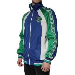 Multicolor Polyester Full Zip Bomber Jacket
