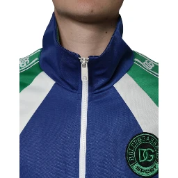 Multicolor Polyester Full Zip Bomber Jacket