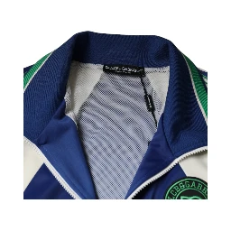 Multicolor Polyester Full Zip Bomber Jacket