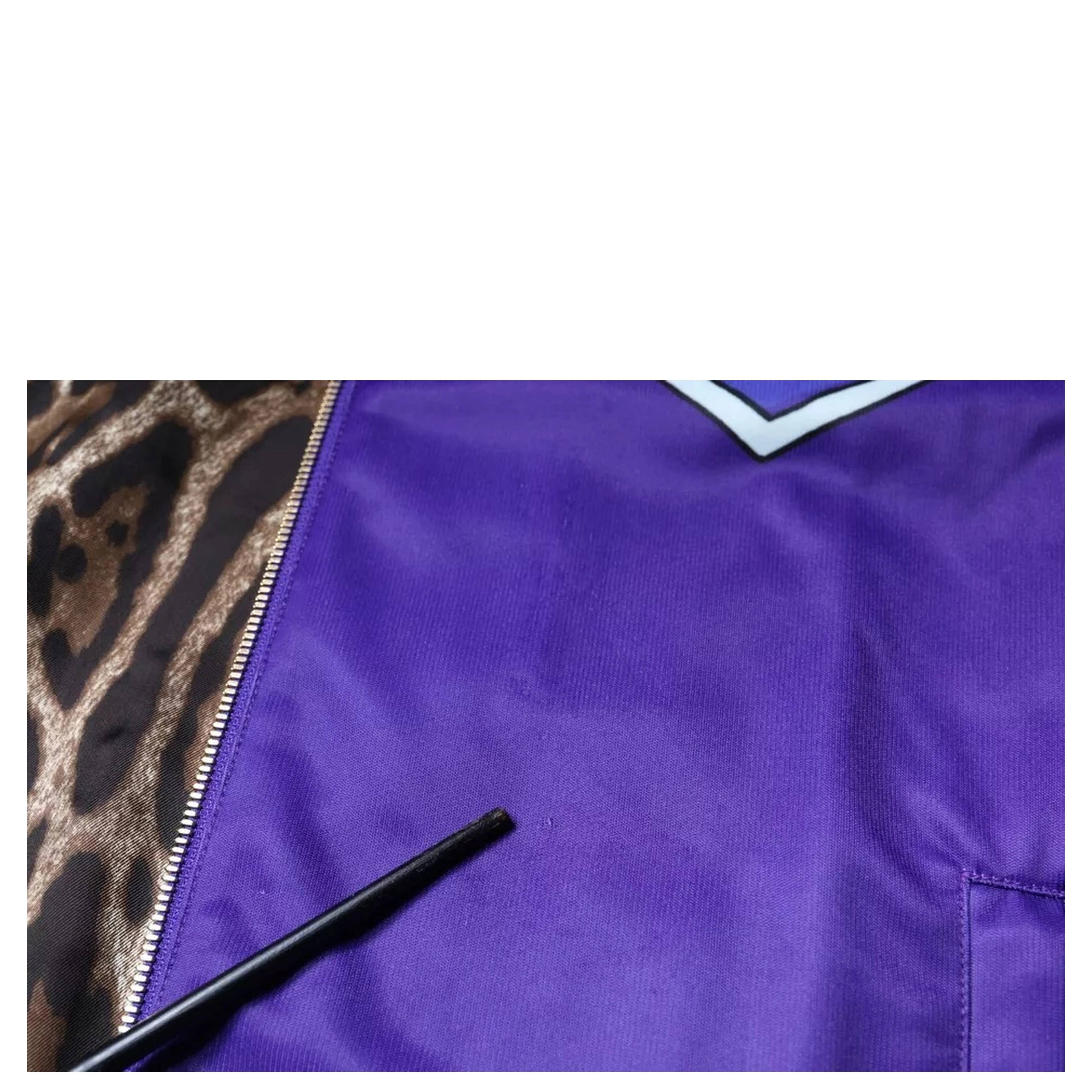 Purple YEAR OF THE PIG Full Zip Bomber Jacket
