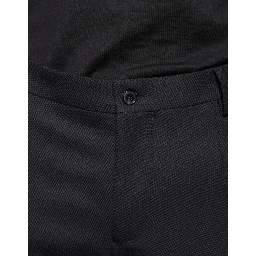 Black Wool Skinny Dress Formal Pants