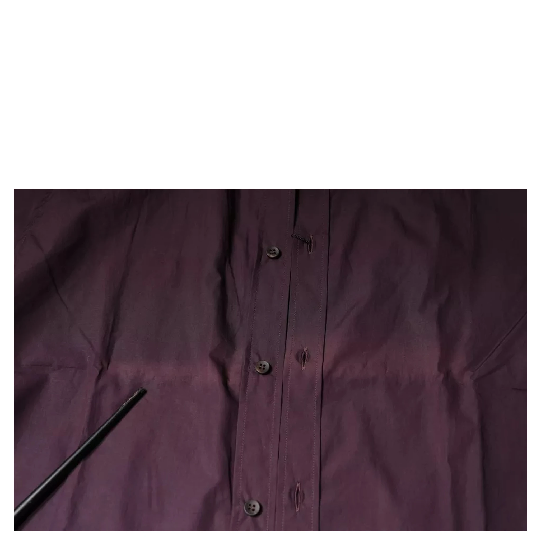 Dark Violet Cotton Dress GOLD Men Formal Shirt