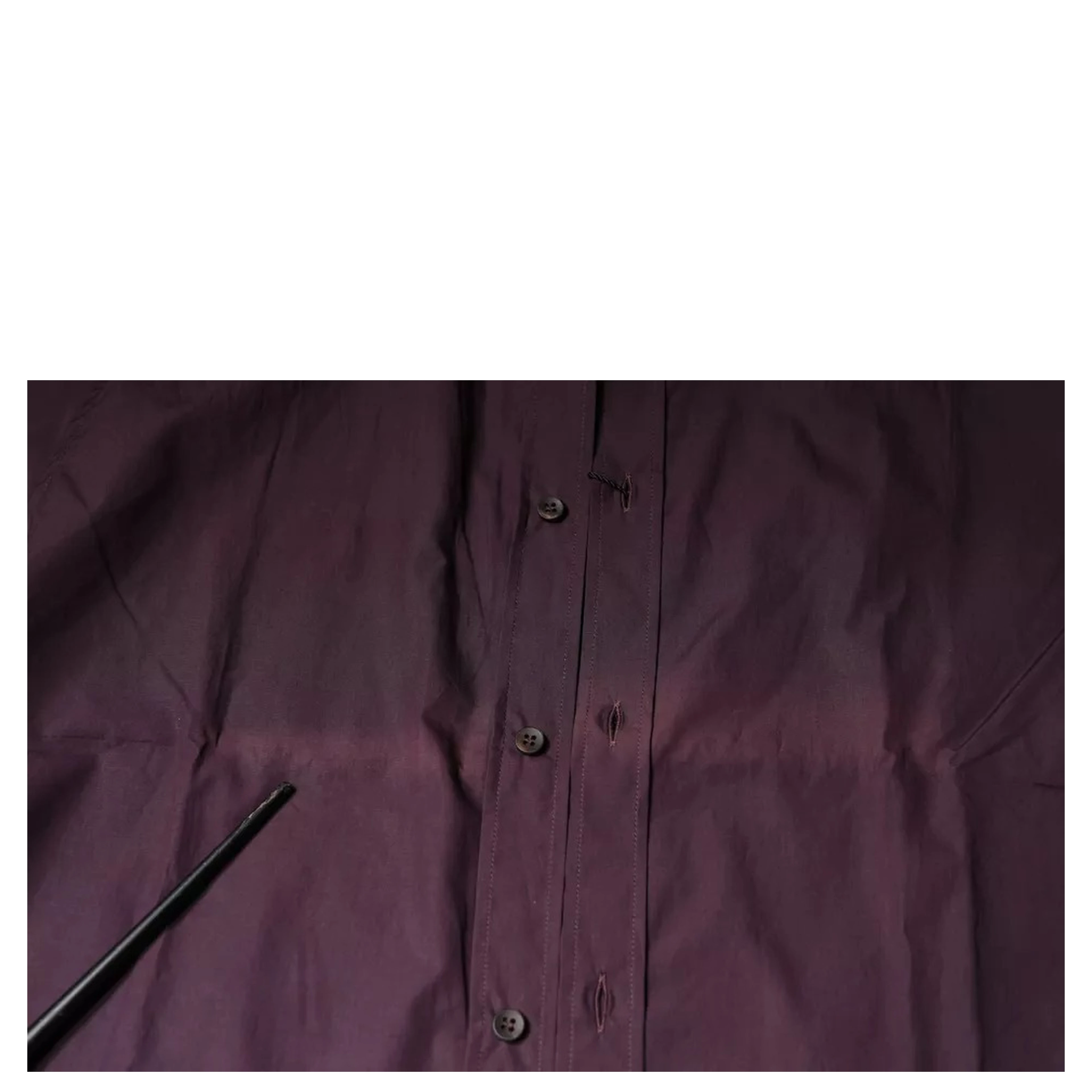 Dark Violet Cotton Dress GOLD Men Formal Shirt