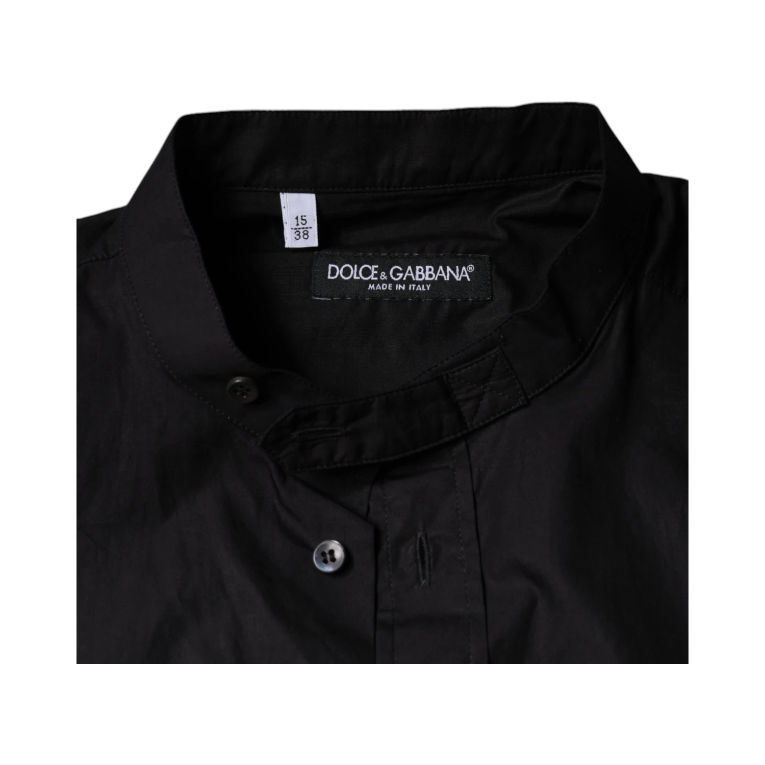 Black Cotton Button Down Men Casual Shirt