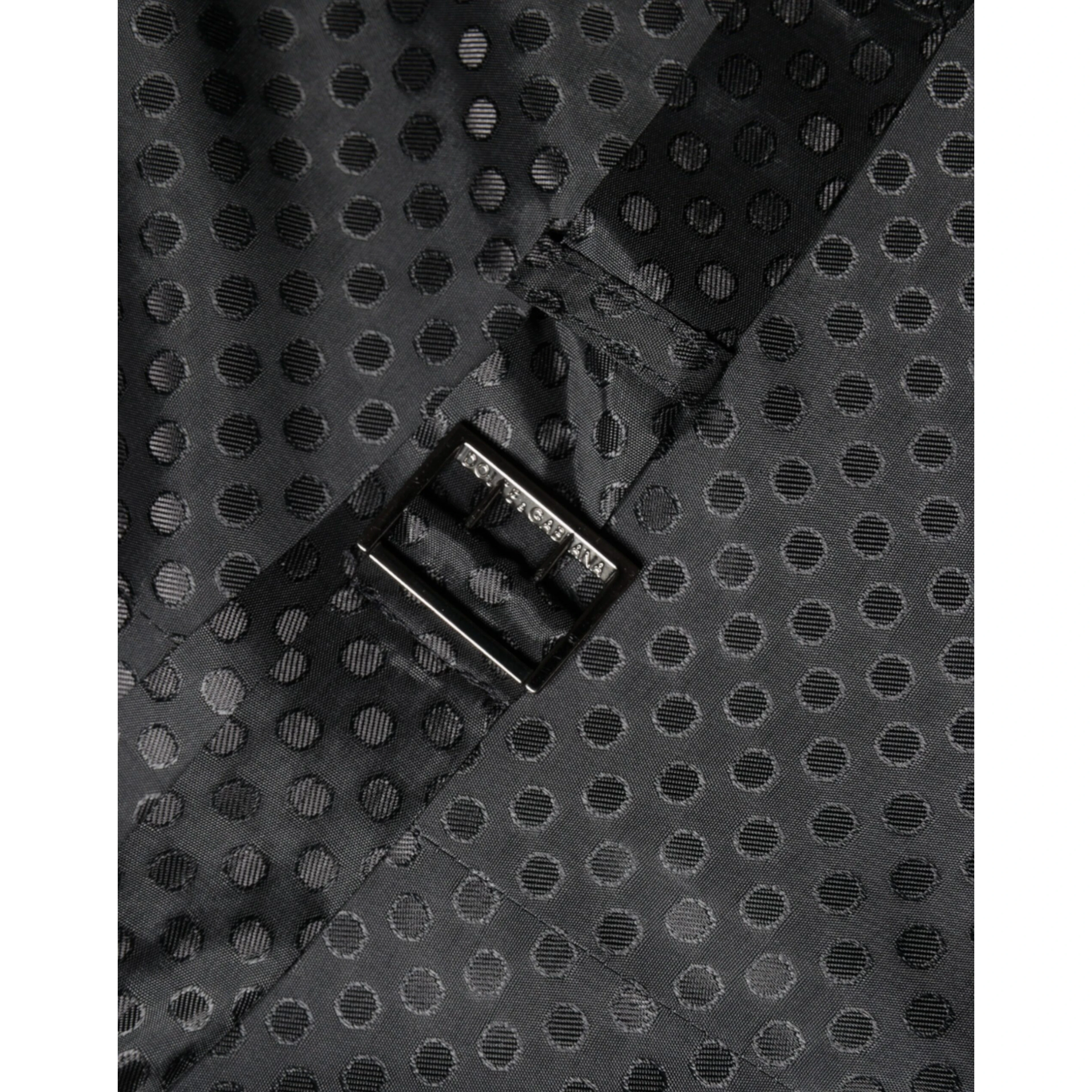 Black Wool Waistcoat Dress Formal Vest