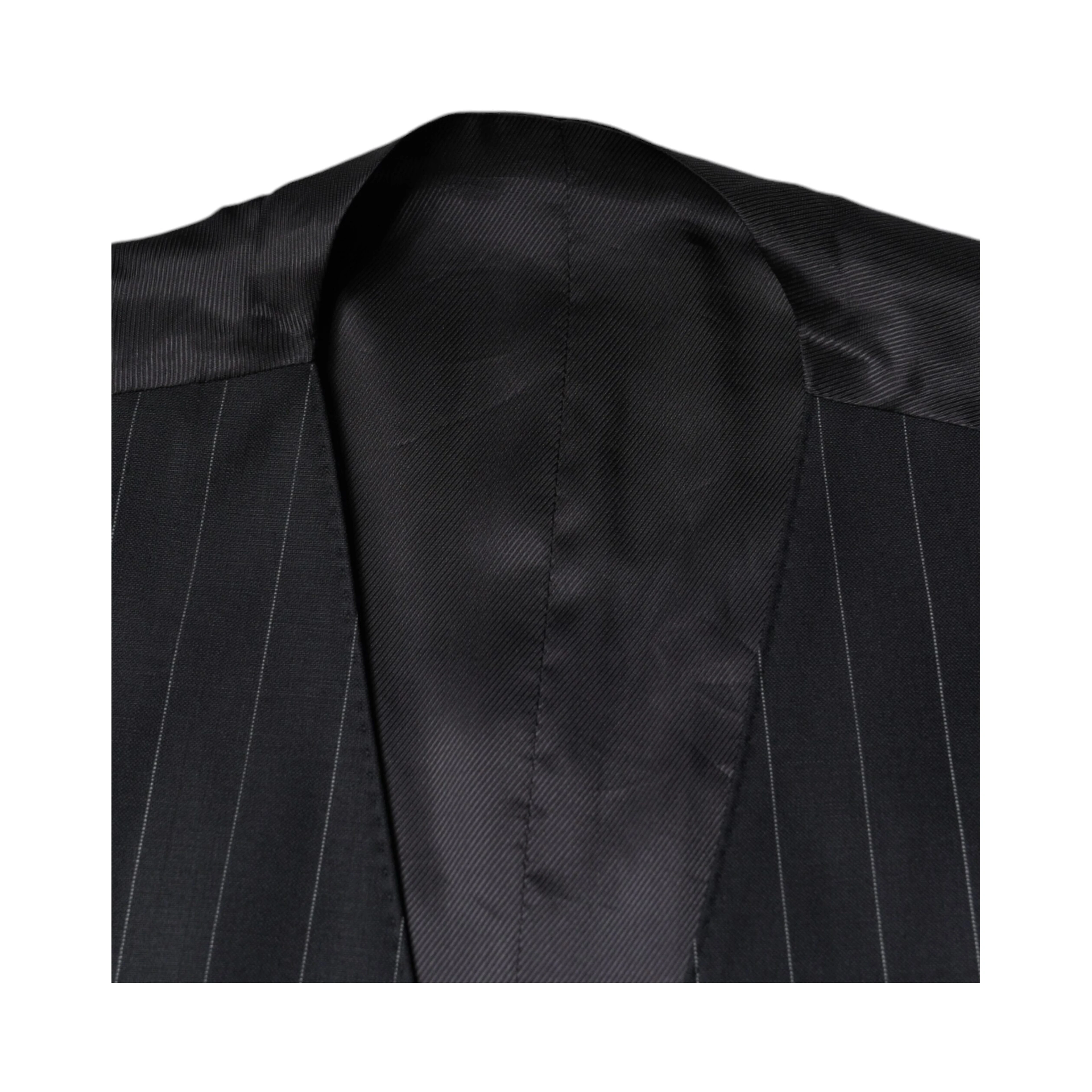 Black Leather Waistcoat Dress Formal Vest