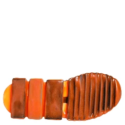 Black Orange Sorrento Slip On Sneakers Shoes