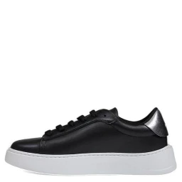 Black Polyethylene Low Top Sneakers