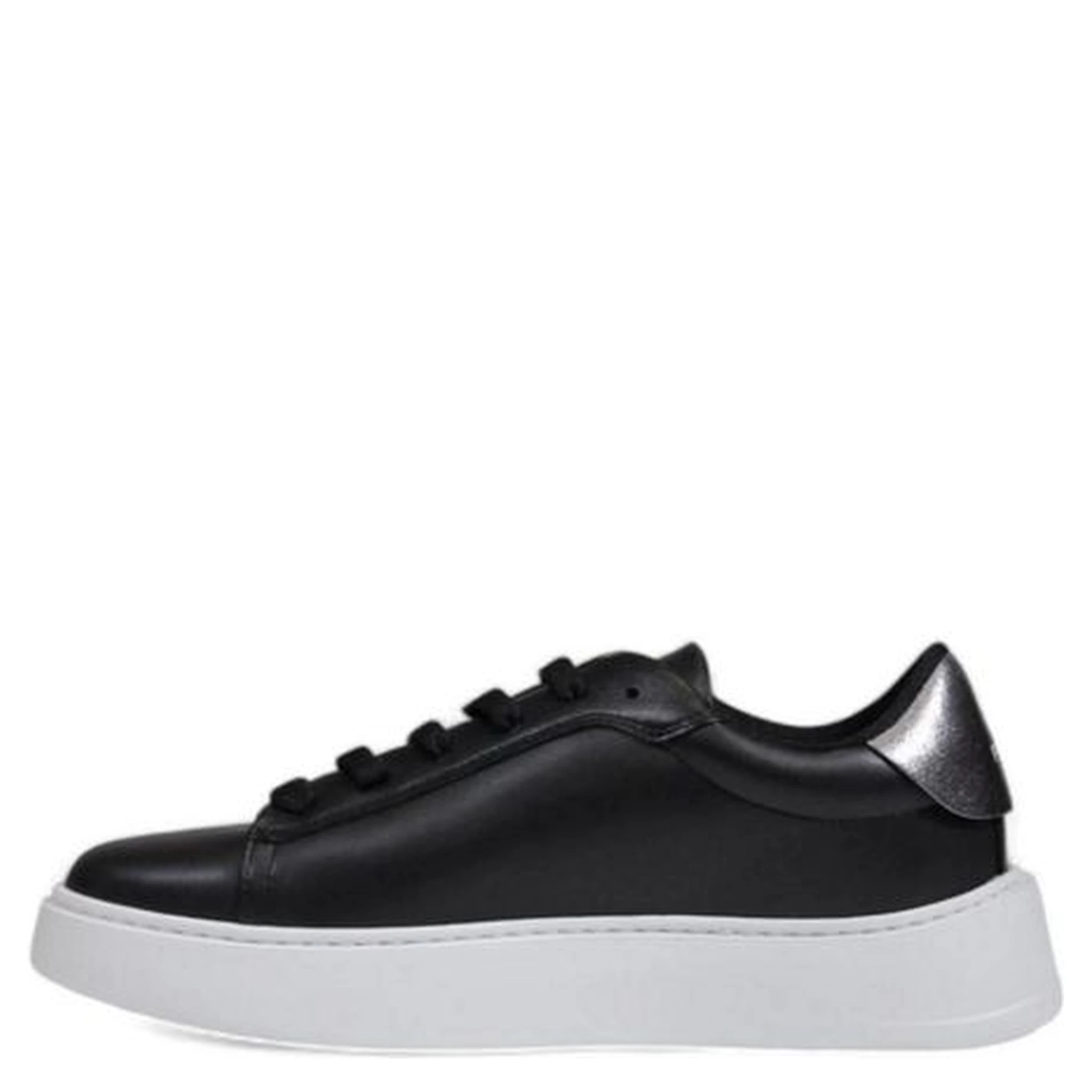 Black Polyethylene Low Top Sneakers
