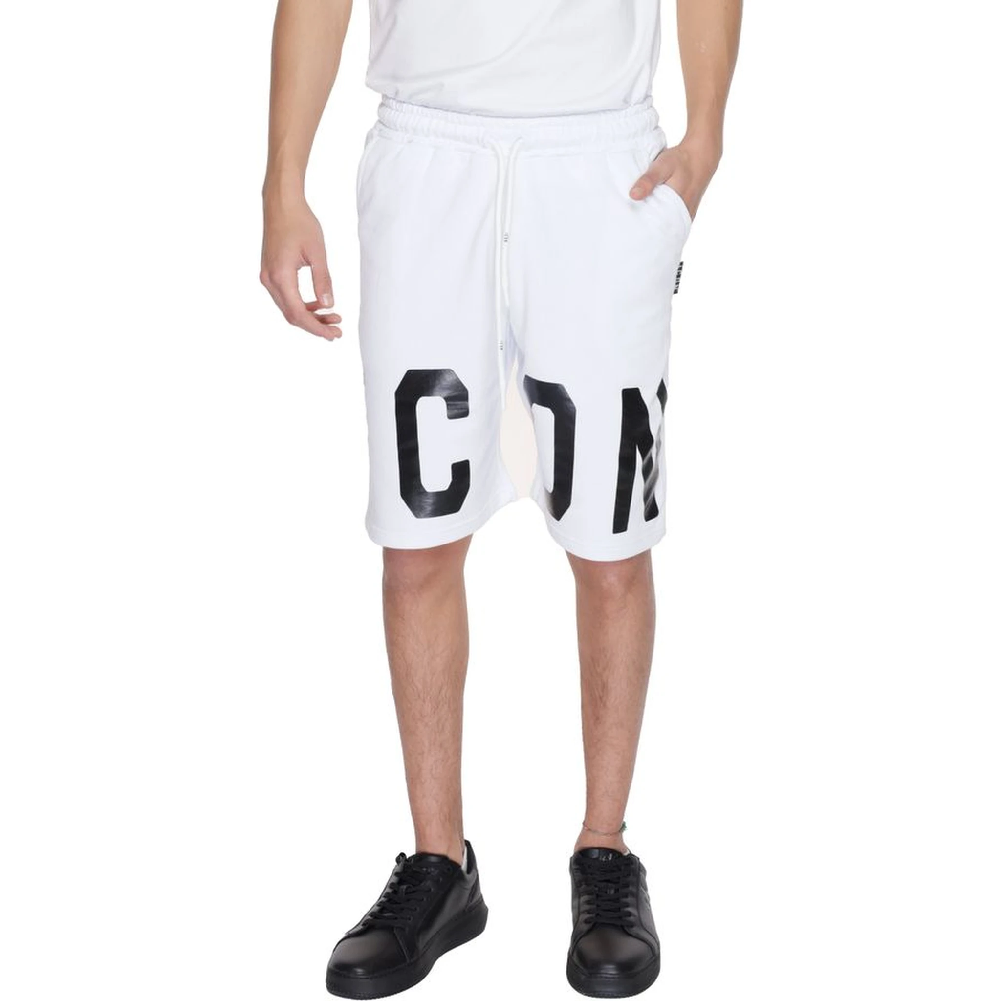 White Cotton Bermuda Shorts