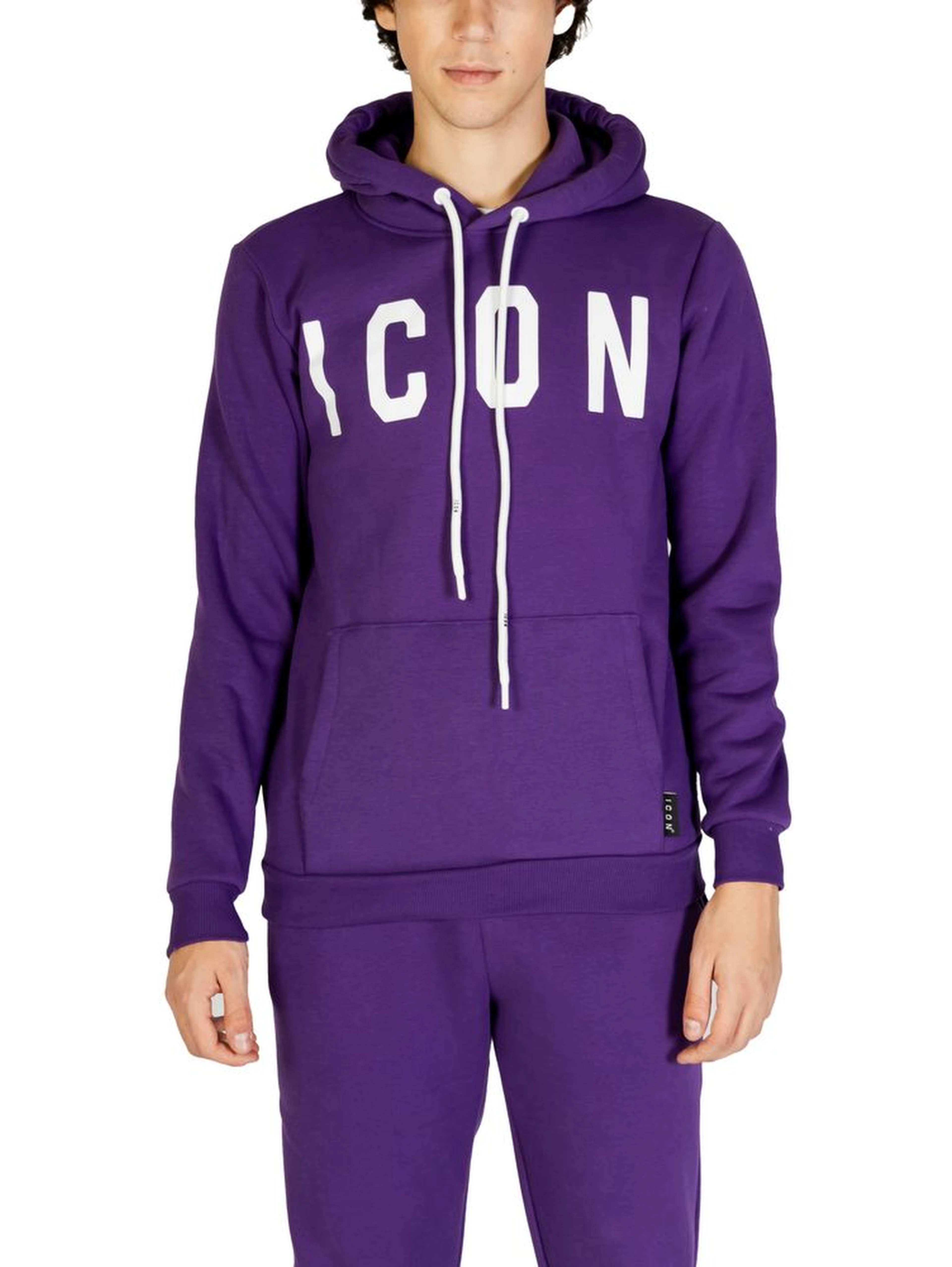 Purple Cotton Hoodie