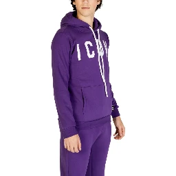 Purple Cotton Hoodie