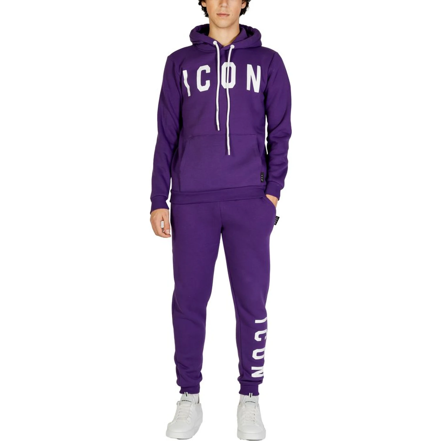 Purple Cotton Hoodie