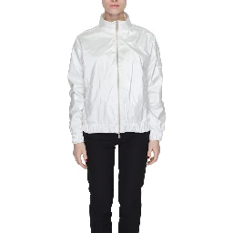 White Polyester Shell Jacket