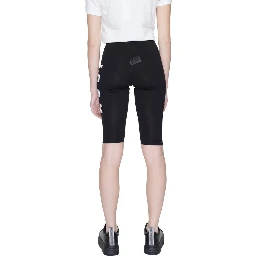 Black Cotton Bermuda Shorts