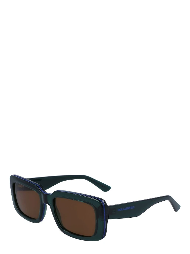 Green Injected Sunglasses
