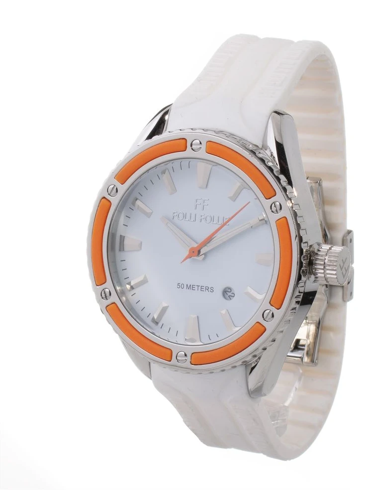 White Synthetic Sport Watch