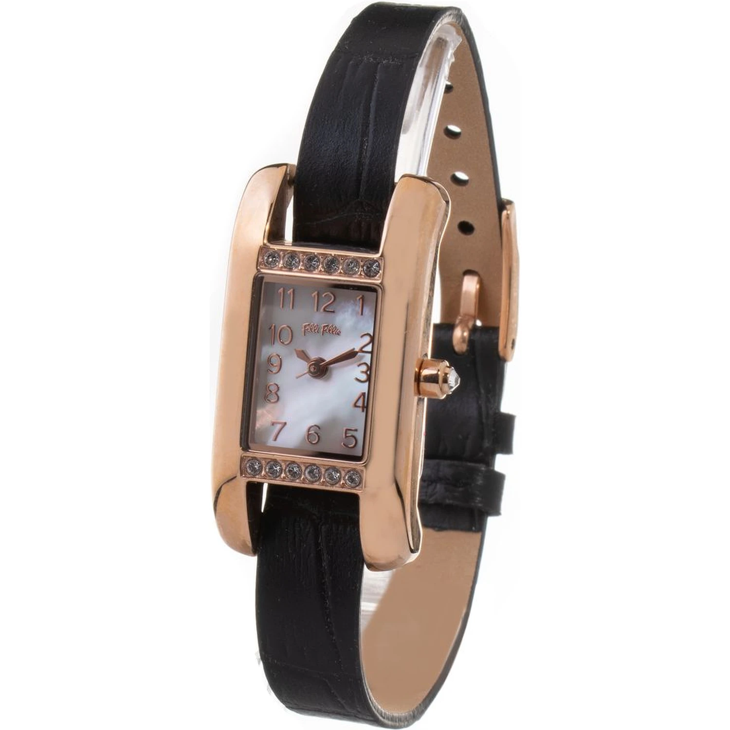 Multicolor Leather Dress Watch