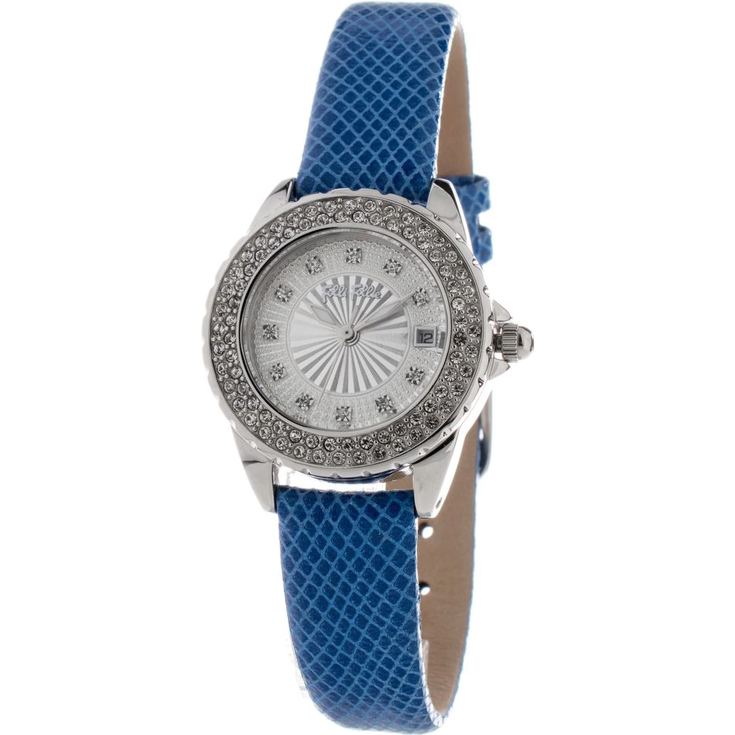 Blue Leather Bracelet Watch