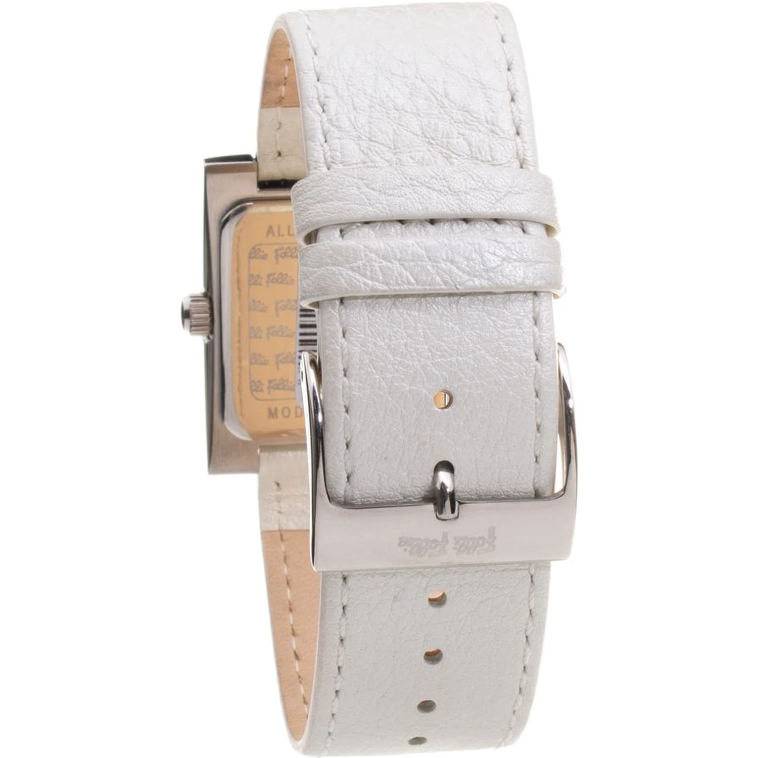 Gray Leather Dress Watch