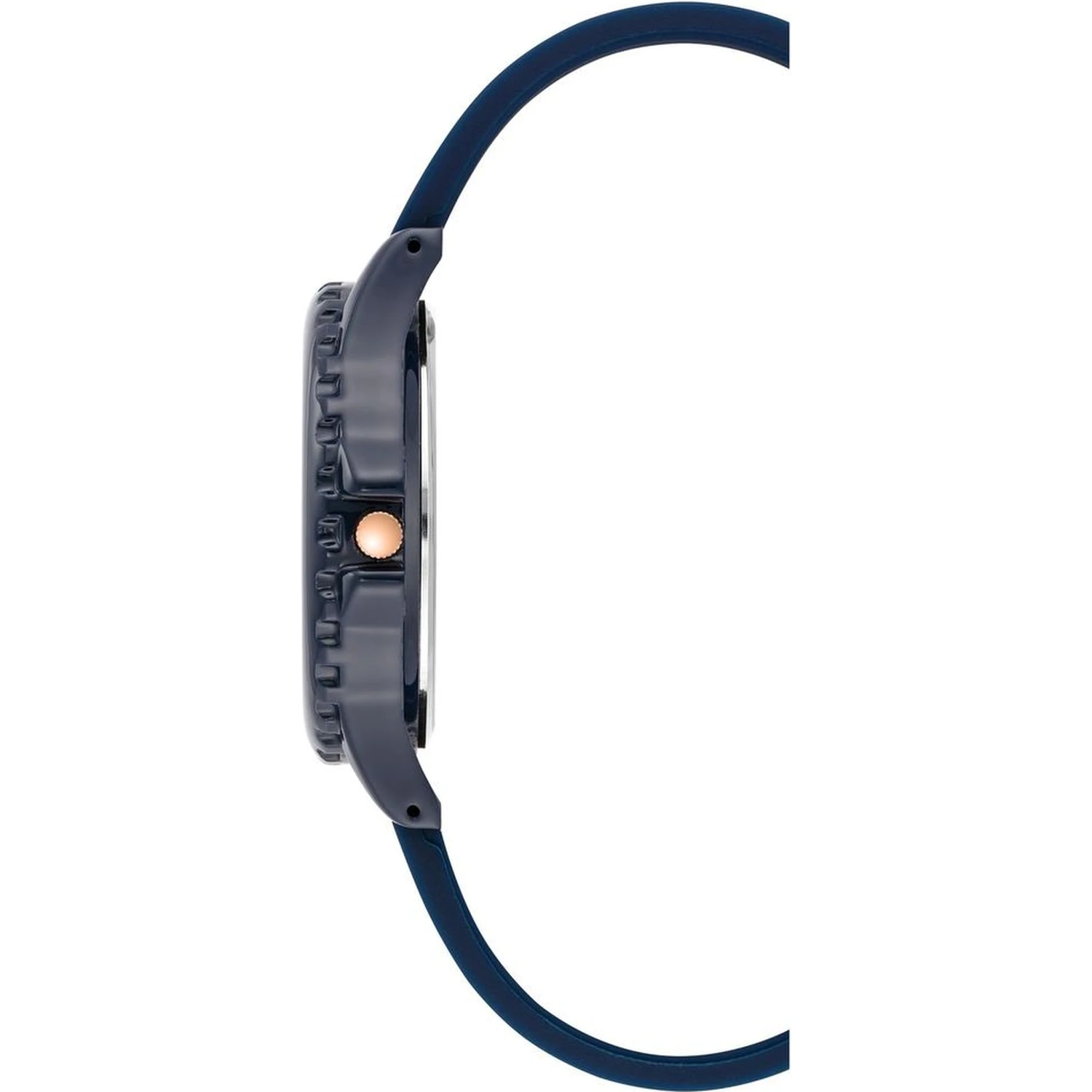 Blue Synthetic Dress Watch