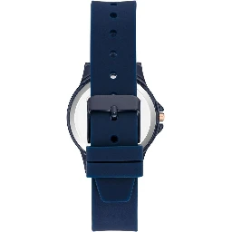 Blue Synthetic Dress Watch